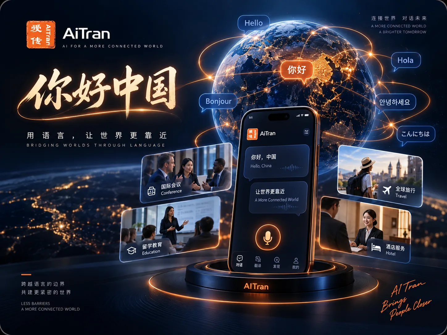 AITran 多语言引擎连接多种语言与多种场景