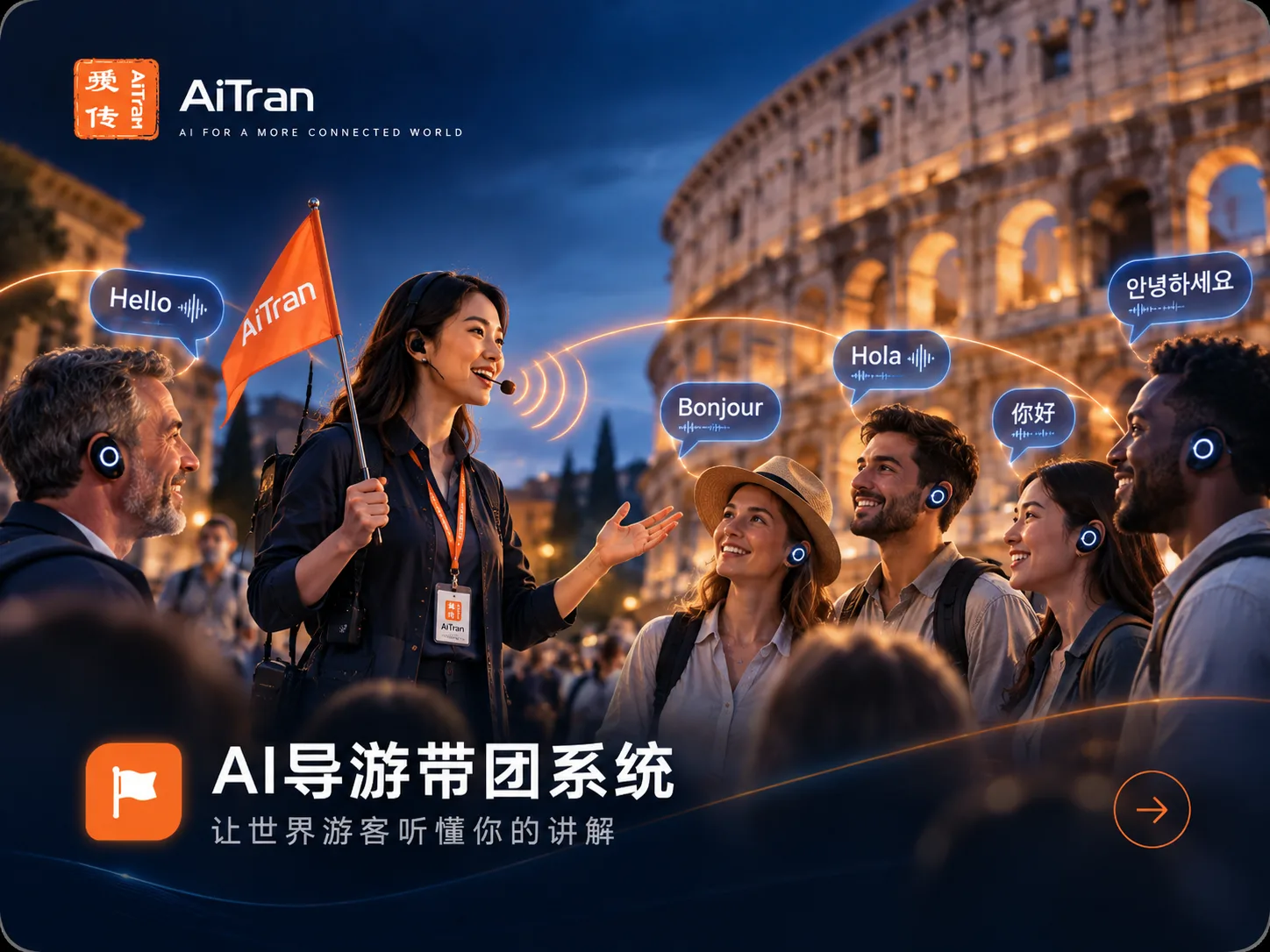 AI导游带团系统